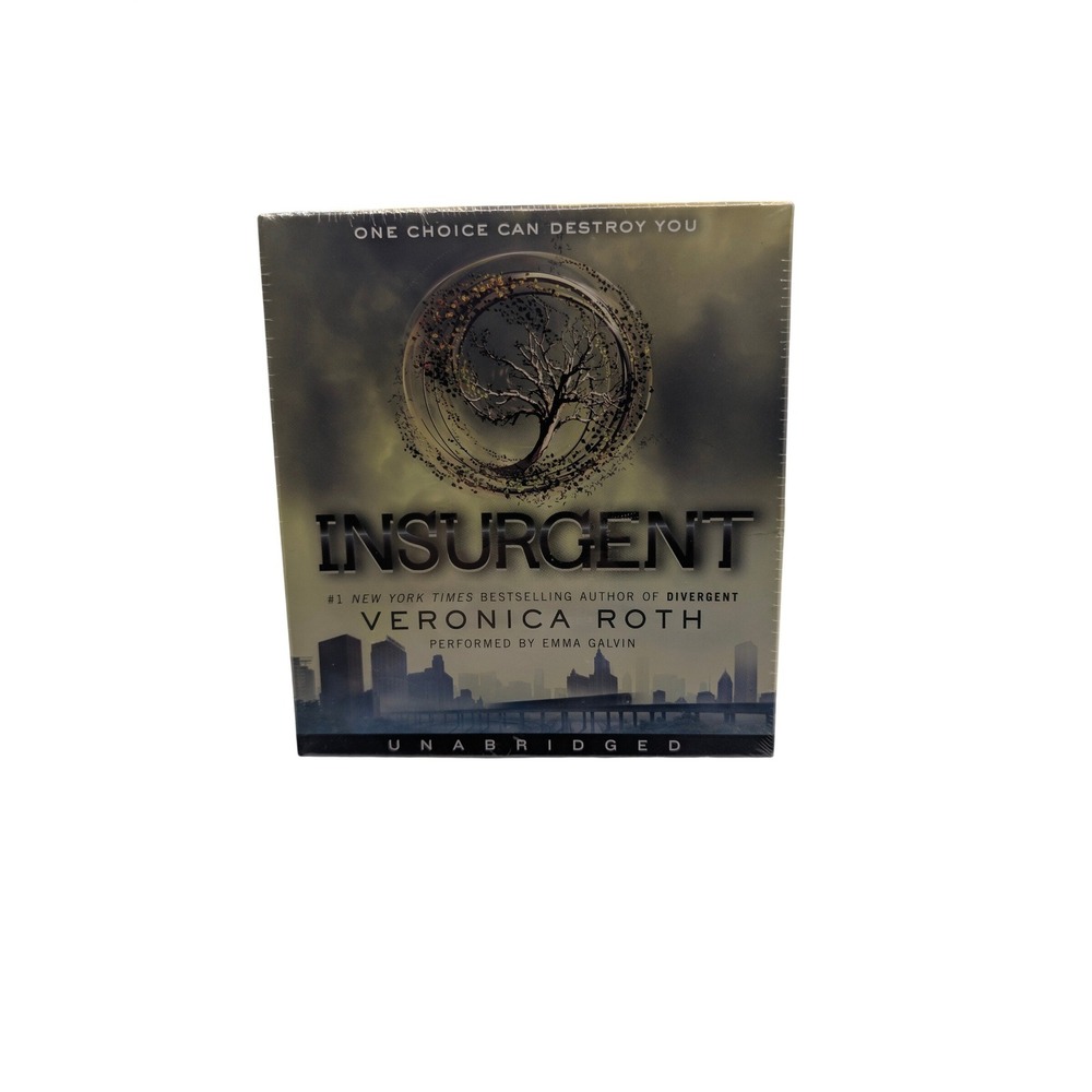 HarperAudio Audiobook Insurgent Veronica Roth Divergent Series 10 CD Set New